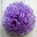 Umiss 紙の花紫紙ポンポン poms 装飾