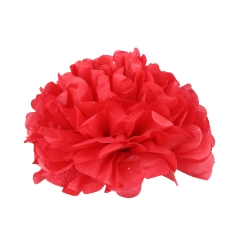 Umiss 2017New Design Colorful Tissue Paper Flower Pompom with Flash Point for Parties