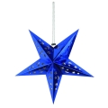 Umiss 紙スター銀金箔 3次元のハンギング装飾クリスマスの約束の装飾